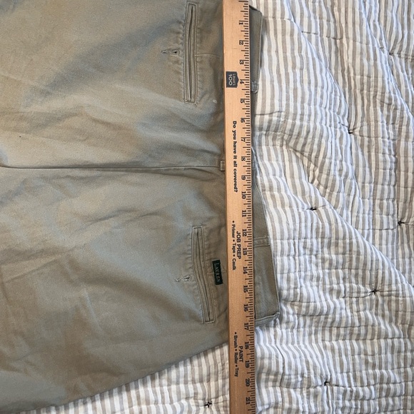 Lauren Ralph Lauren Khaki Chino Shorts Sz 35 100% Cotton Classic - Picture 6 of 7
